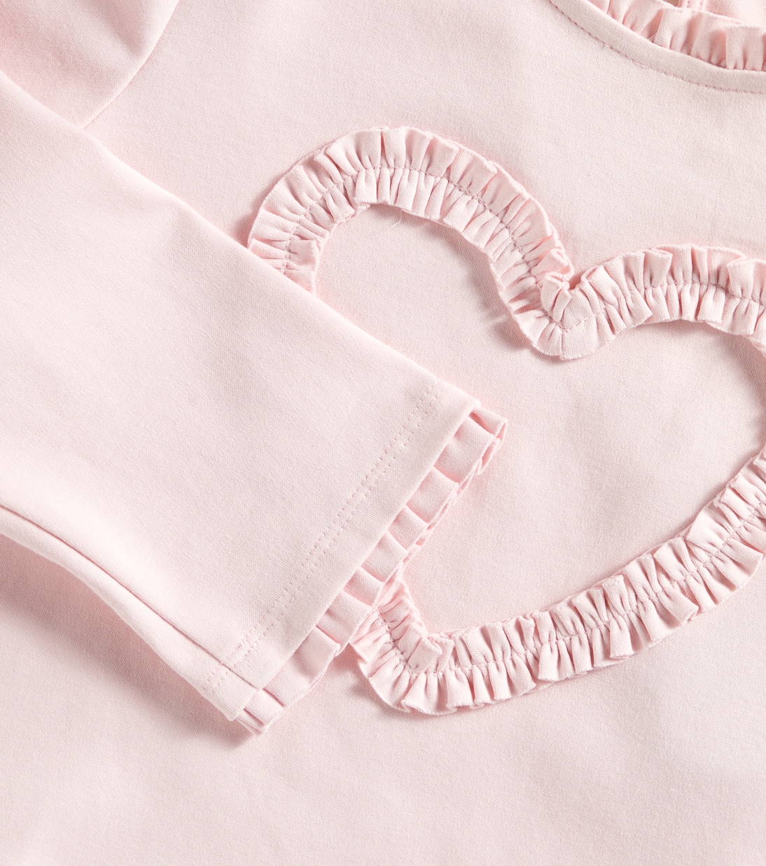 Ruffled cotton jersey top | Self-Portrait Kids