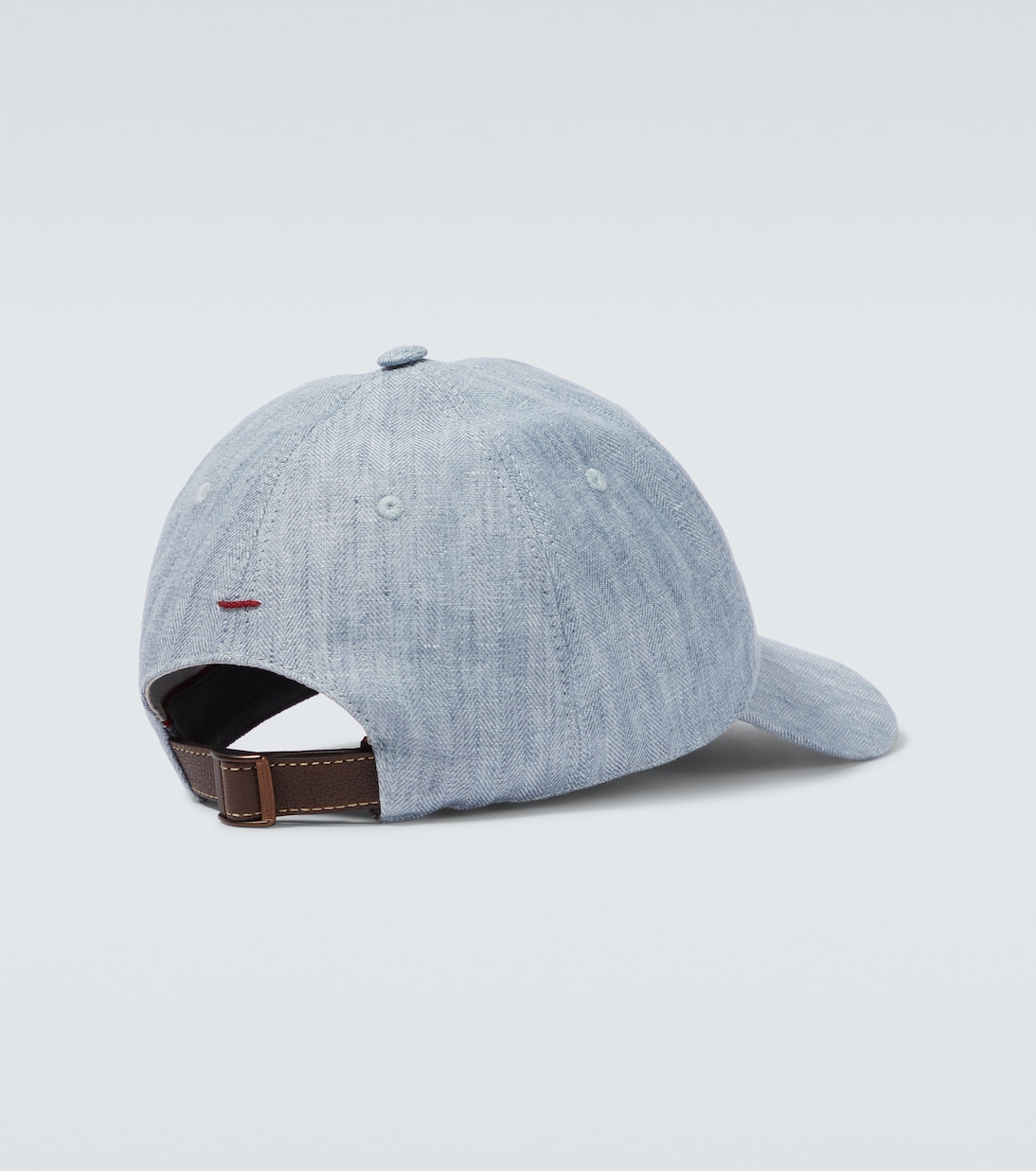 Logo linen baseball cap | Brunello Cucinelli