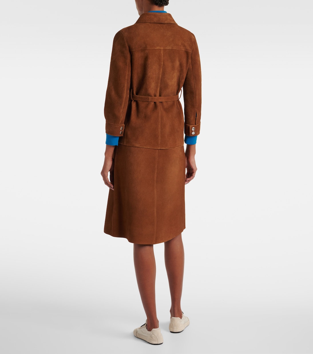 Suede overshirt | Prada