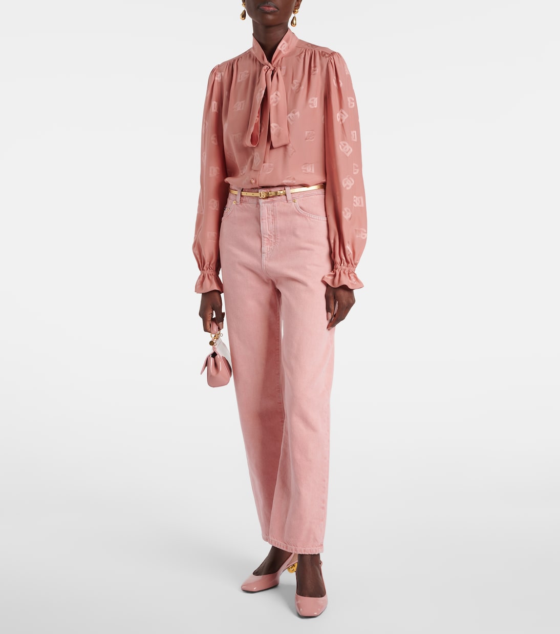 Jeans rectos de tiro medio | Dolce&Gabbana