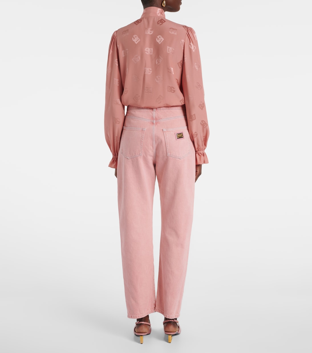 Jeans rectos de tiro medio | Dolce&Gabbana