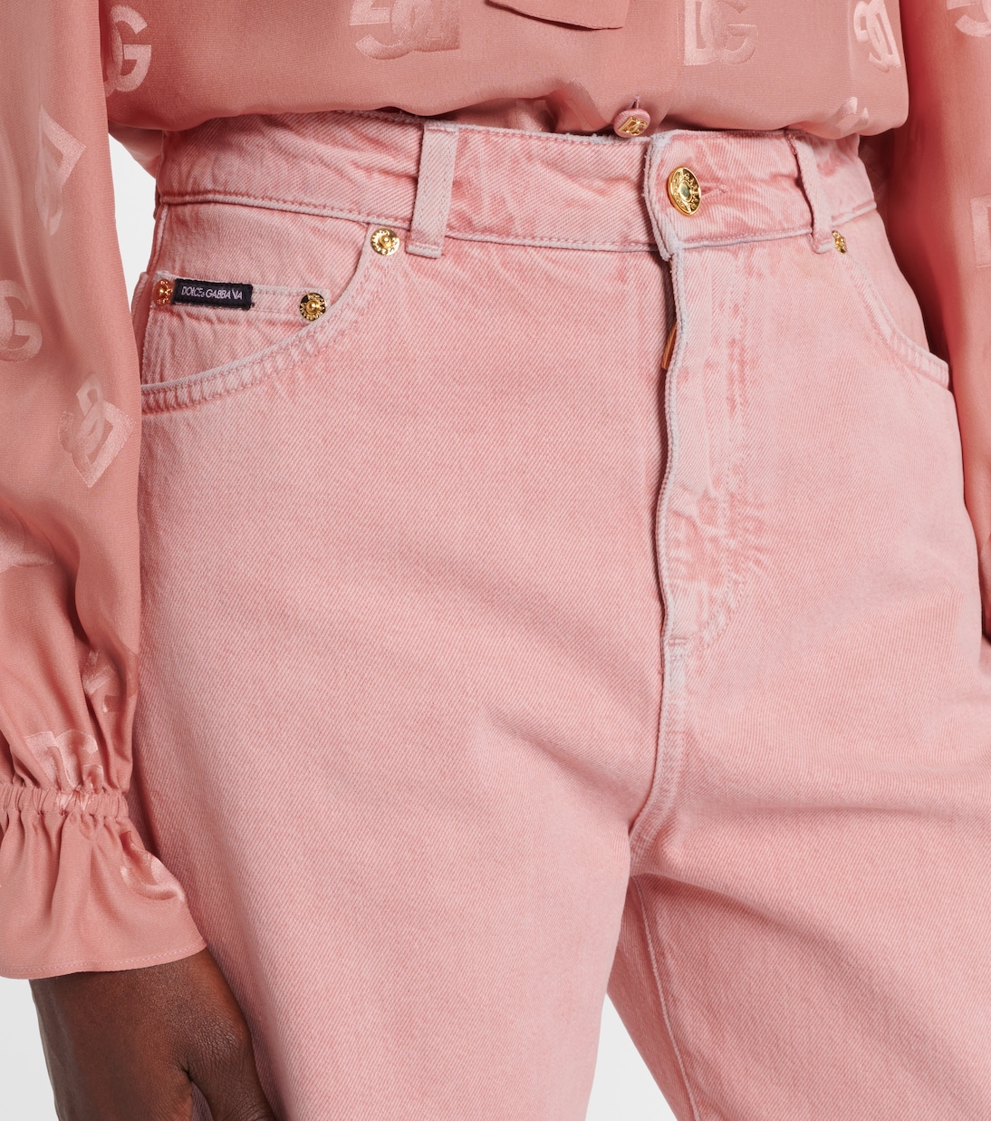 Jeans rectos de tiro medio | Dolce&Gabbana