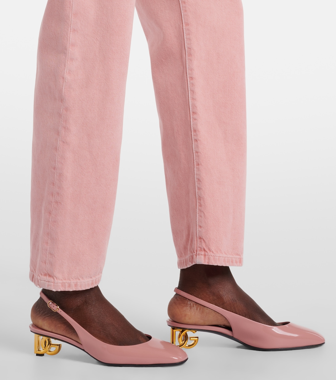 Jeans rectos de tiro medio | Dolce&Gabbana