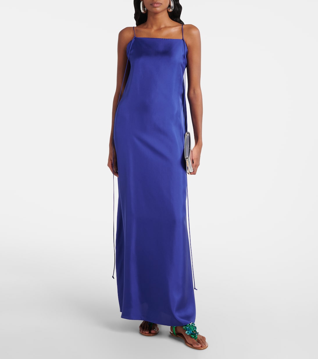 Sandalen Summer Sun aus Metallic-Leder | Aquazzura