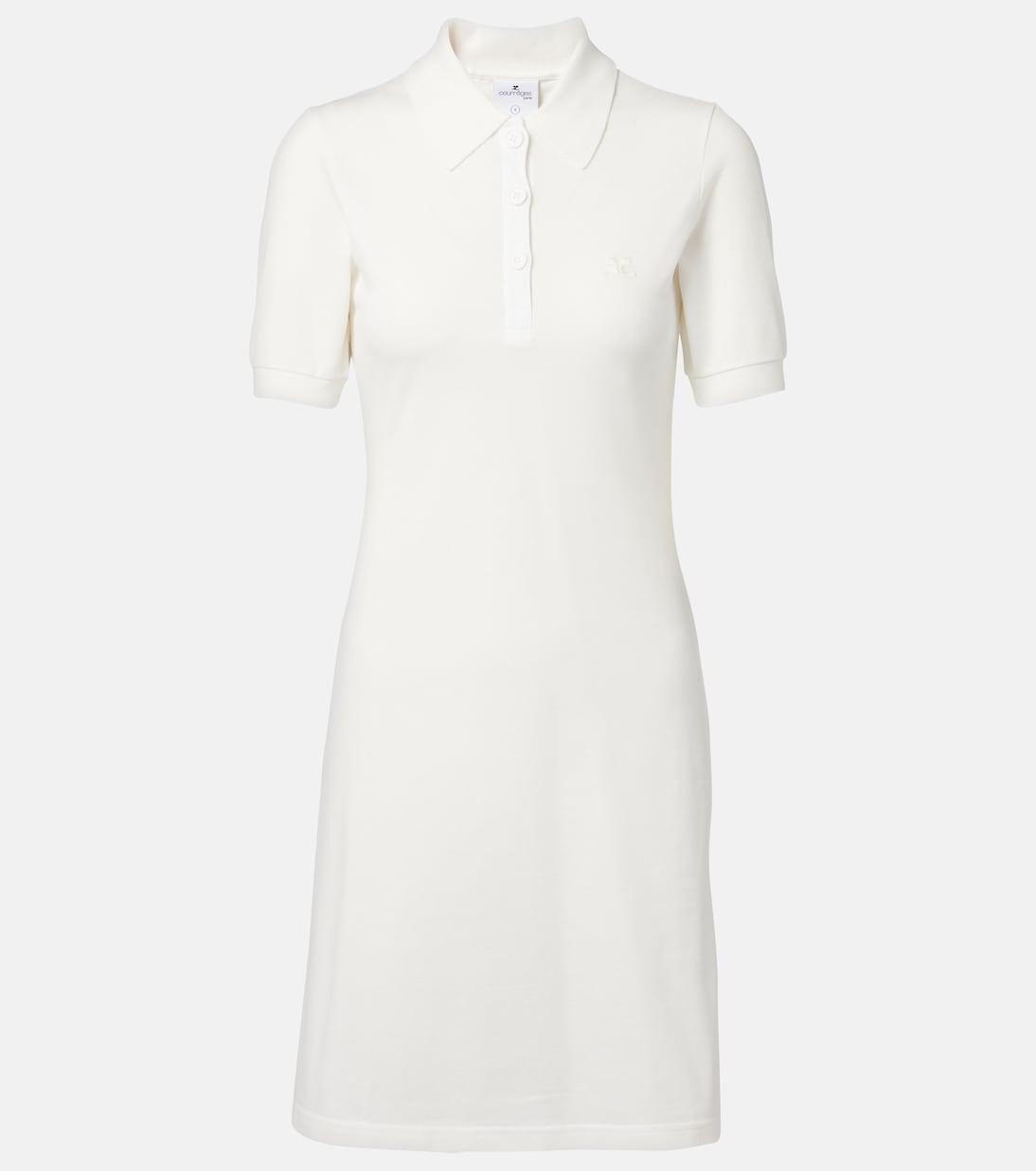 Robe polo en coton | Courrèges