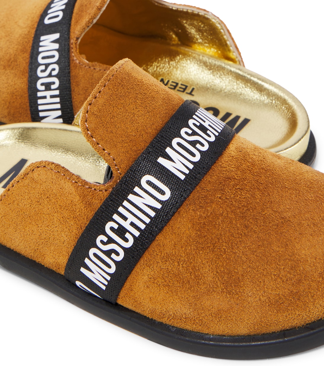 Leather clogs | Moschino Kids