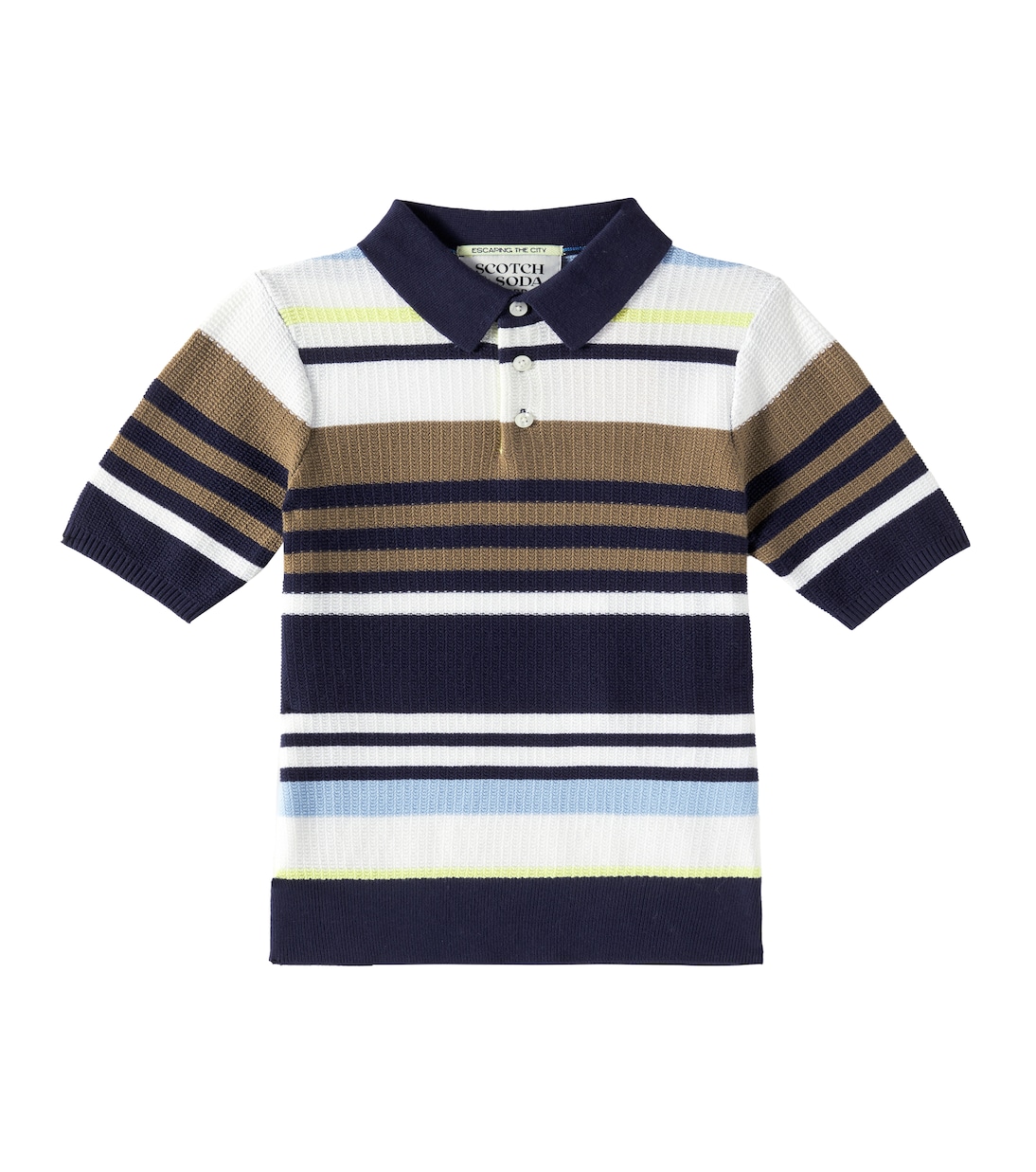 Polo rayé en coton  | Scotch & Soda Kids