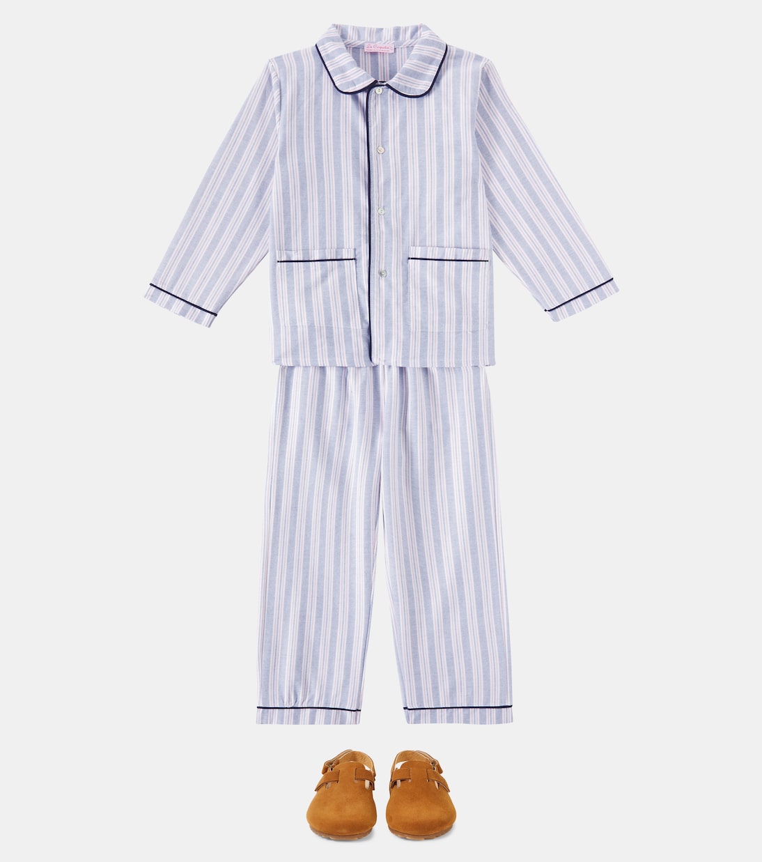Romera striped cotton pajamas | La Coqueta