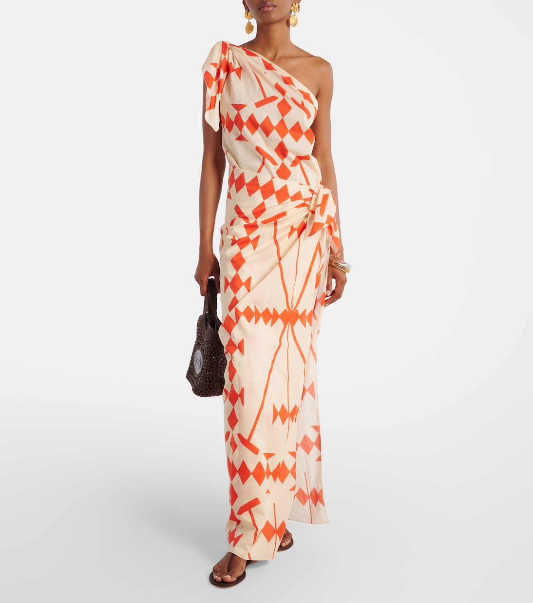 Maxikleid aus Baumwollpopeline | Johanna Ortiz