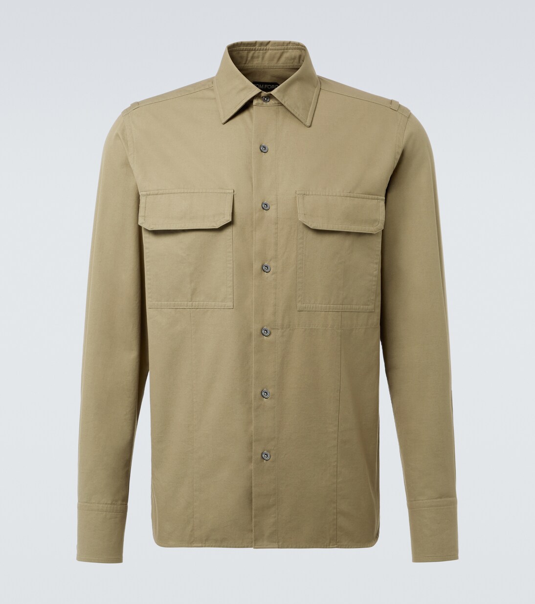 Cotton twill shirt | Tom Ford