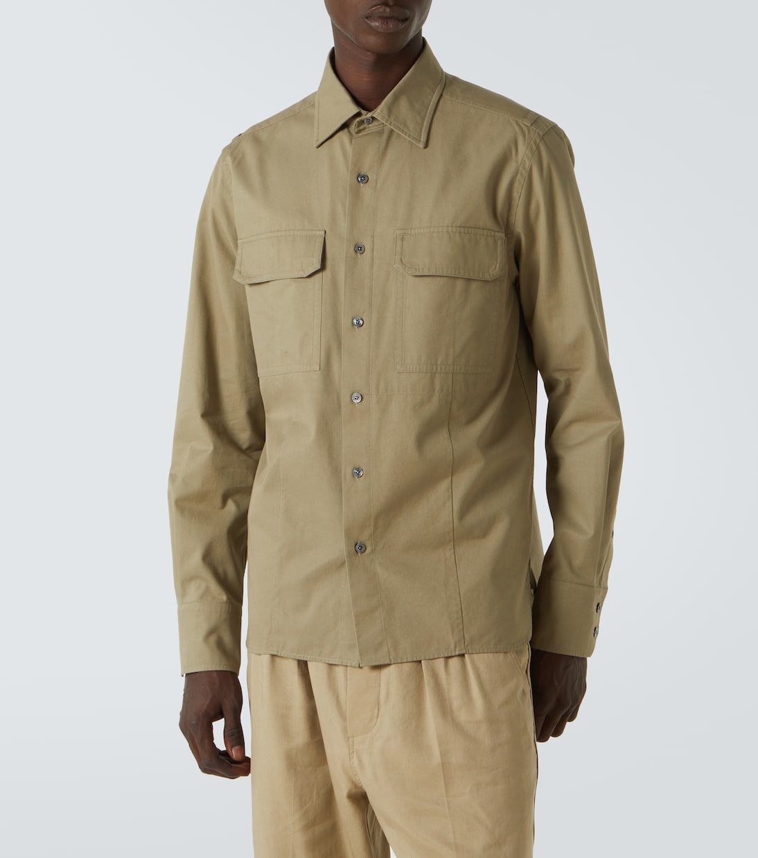 Cotton twill shirt | Tom Ford