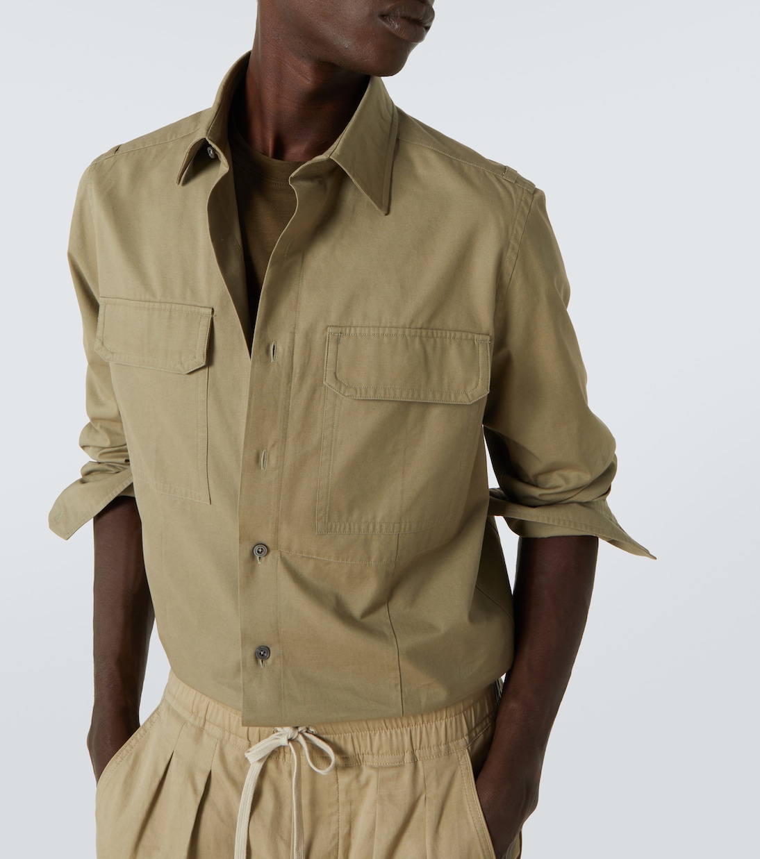 Cotton twill shirt | Tom Ford