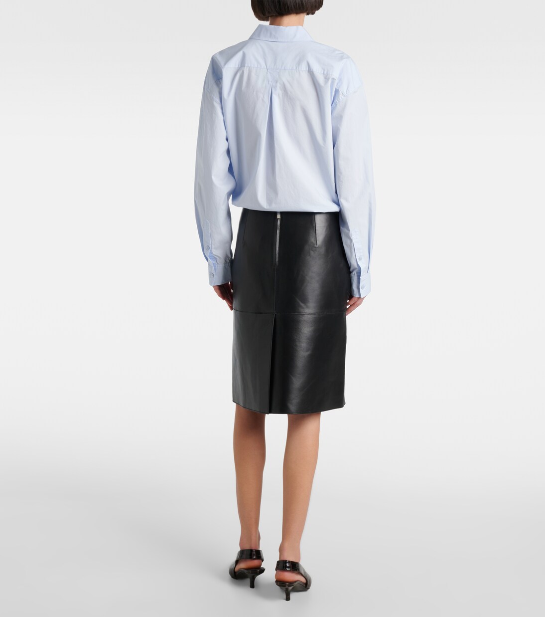 Midirock aus Leder | Toteme