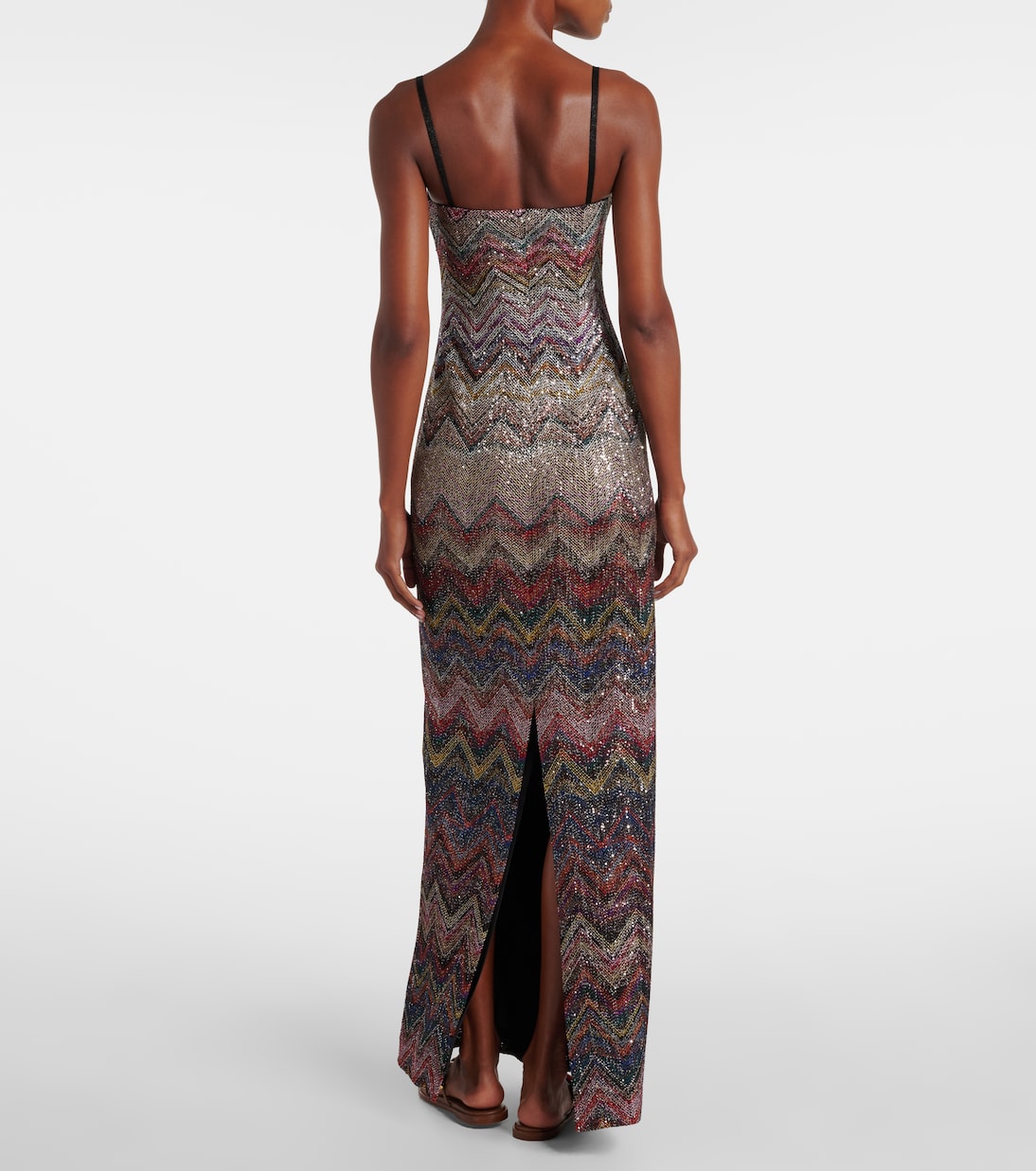 Zig Zag embellished maxi dress | Missoni