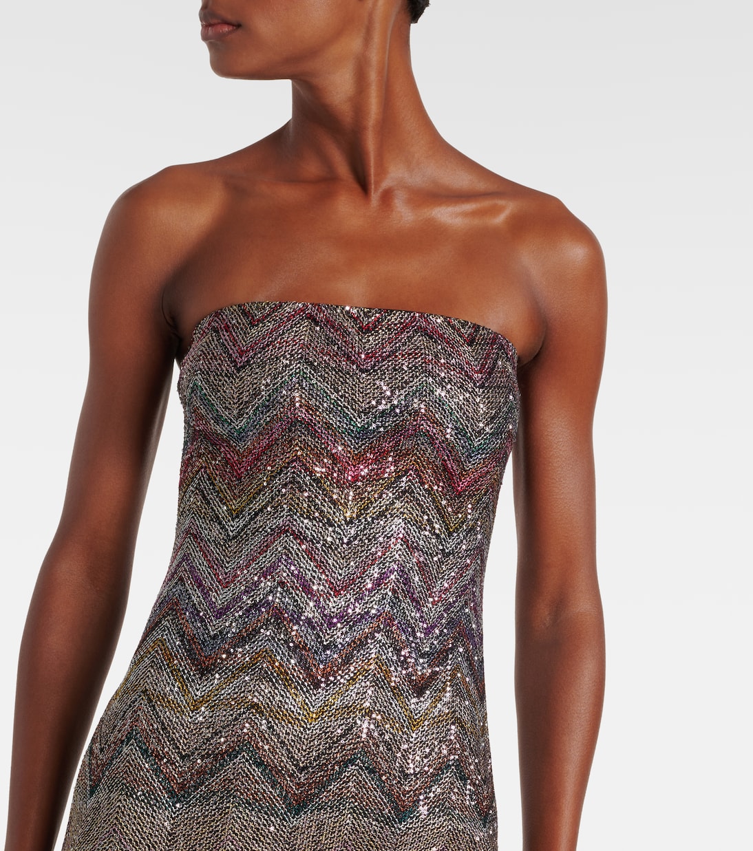 Zig Zag embellished maxi dress | Missoni