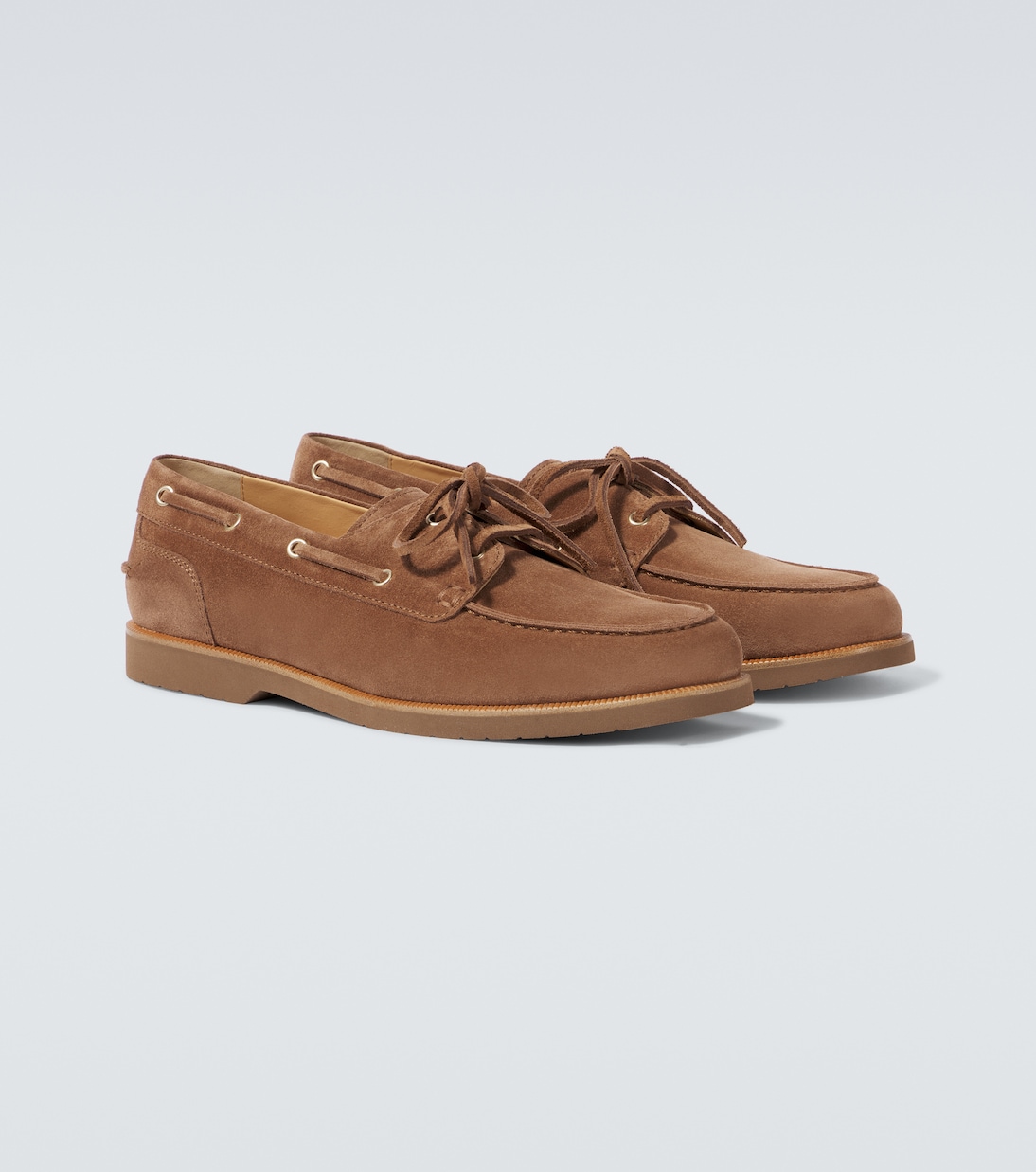 Suede boat shoes | Brunello Cucinelli