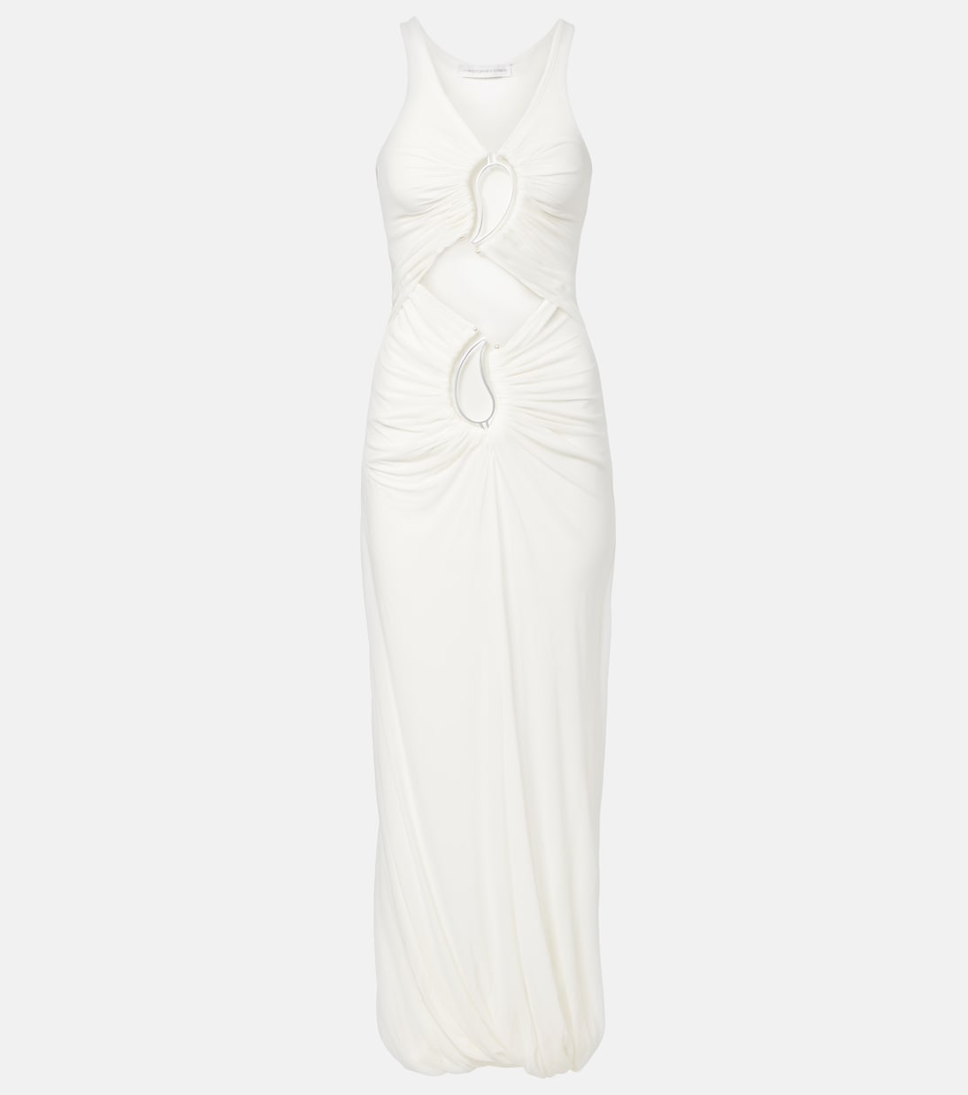 Maxikleid Paisley Disconnect  aus Jersey | Christopher Esber