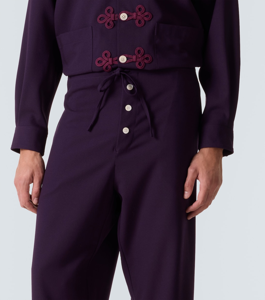 Weite Hose Astor aus Wolle | Bode