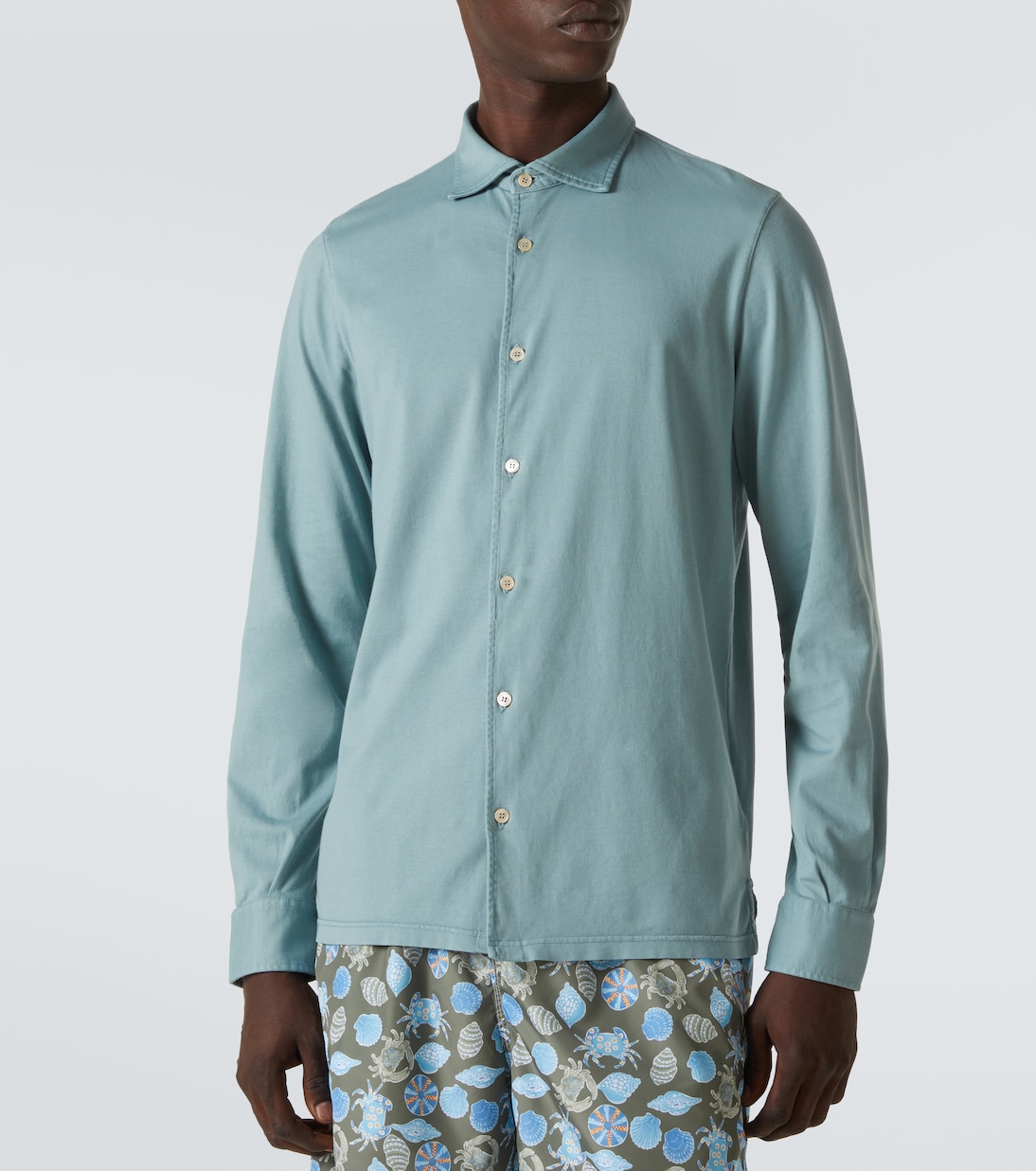 Jason cotton jersey shirt  | Fedeli