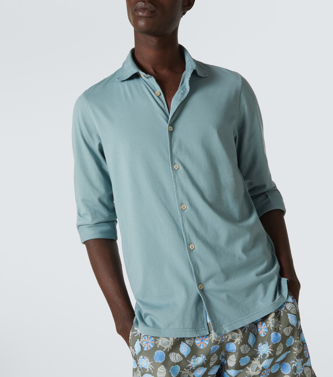 Jason cotton jersey shirt  | Fedeli