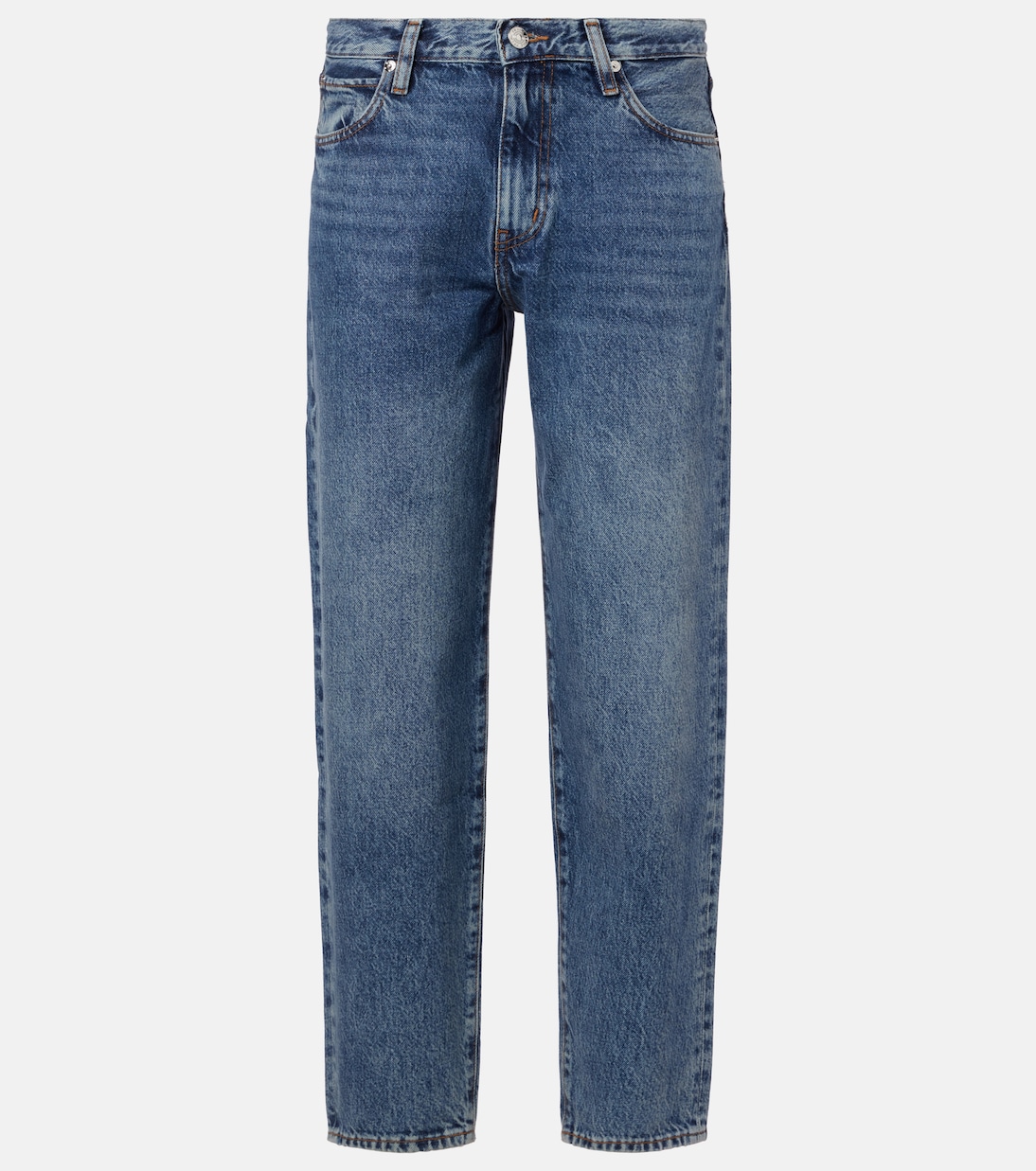 Candle mid-rise barrel-leg jeans | Frame