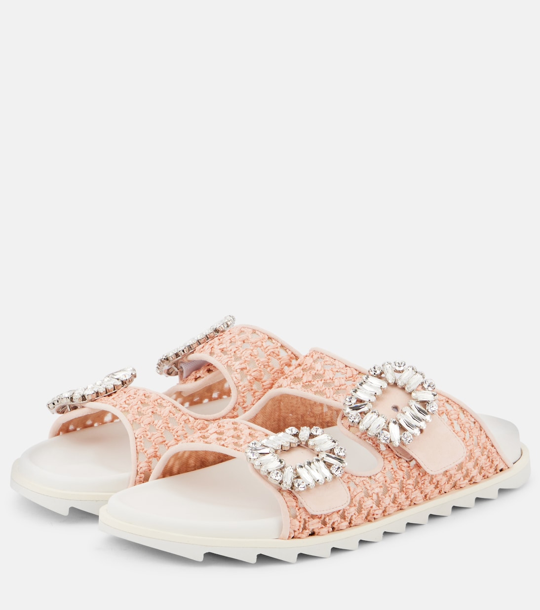 Sandalen Slidy Viv mit Kristallen | Roger Vivier