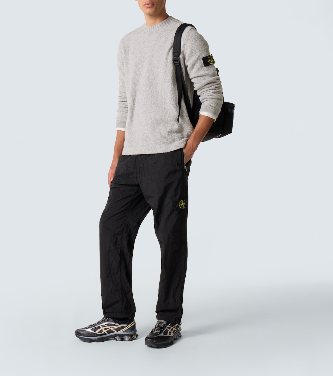 Pull Compass en laine mélangée | Stone Island