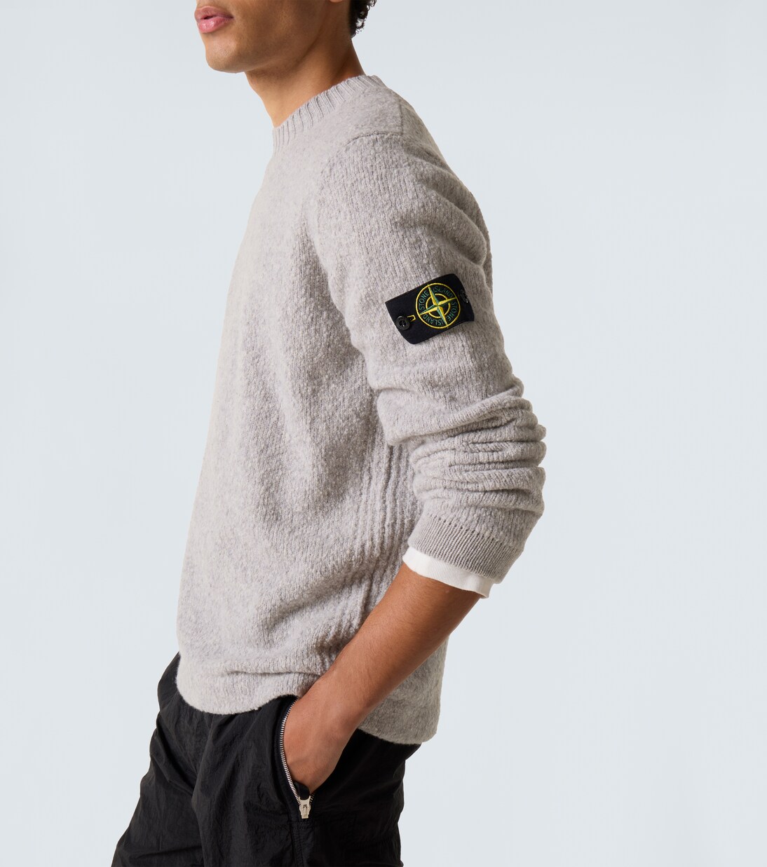 Pull Compass en laine mélangée | Stone Island