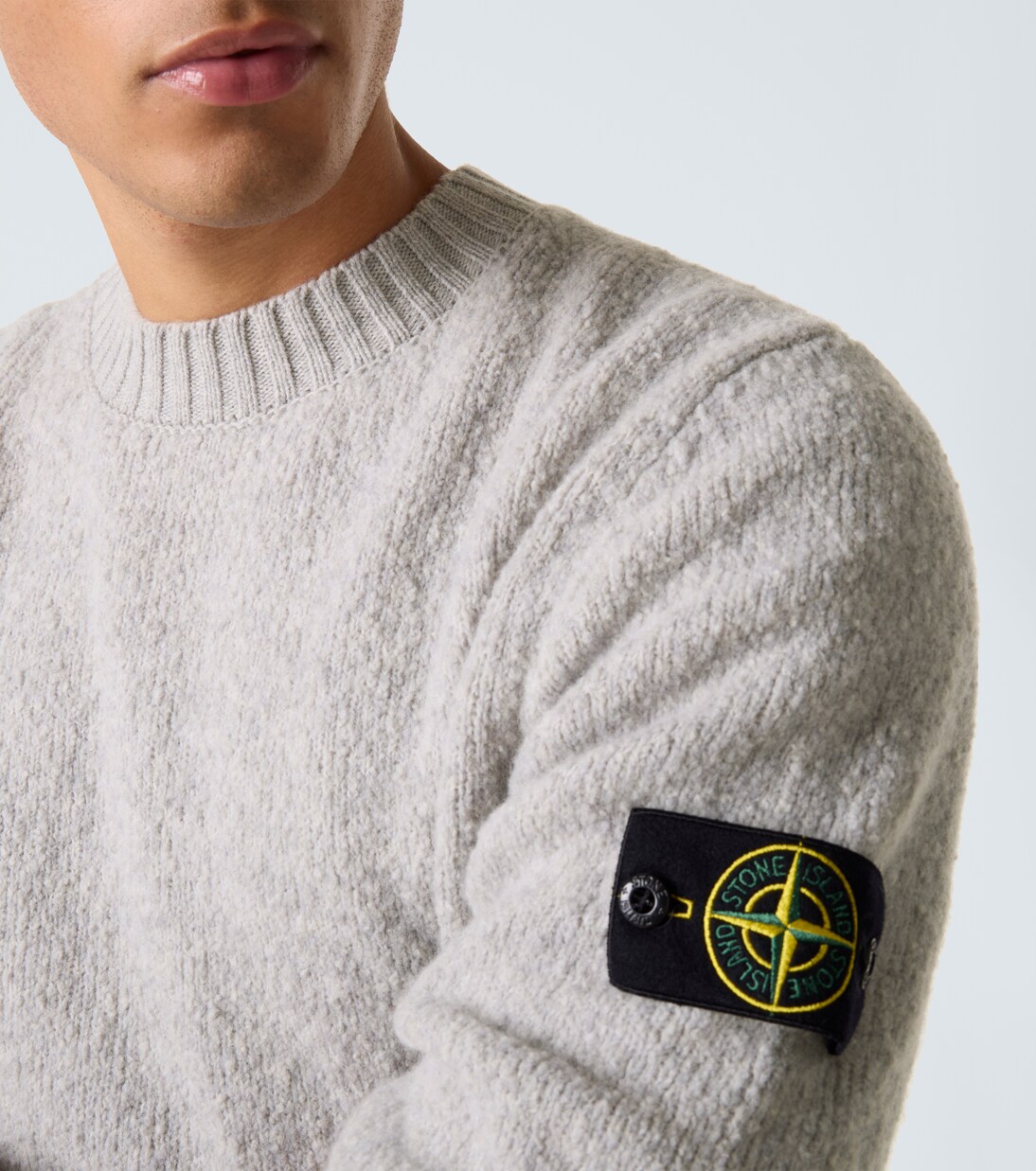 Pull Compass en laine mélangée | Stone Island