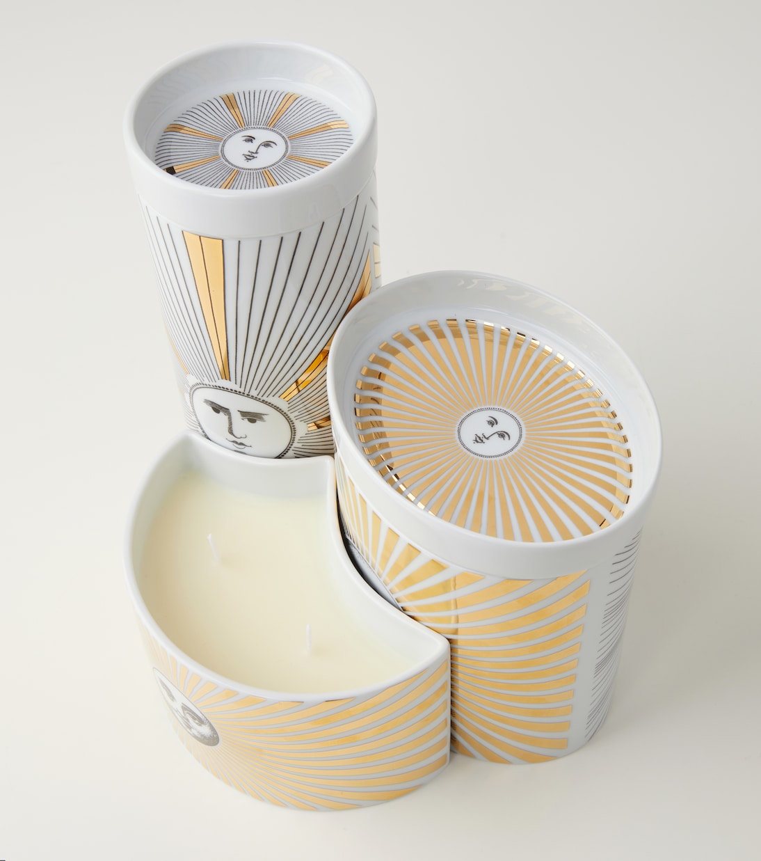 Nel Mentre set of 3 scented candles | Fornasetti