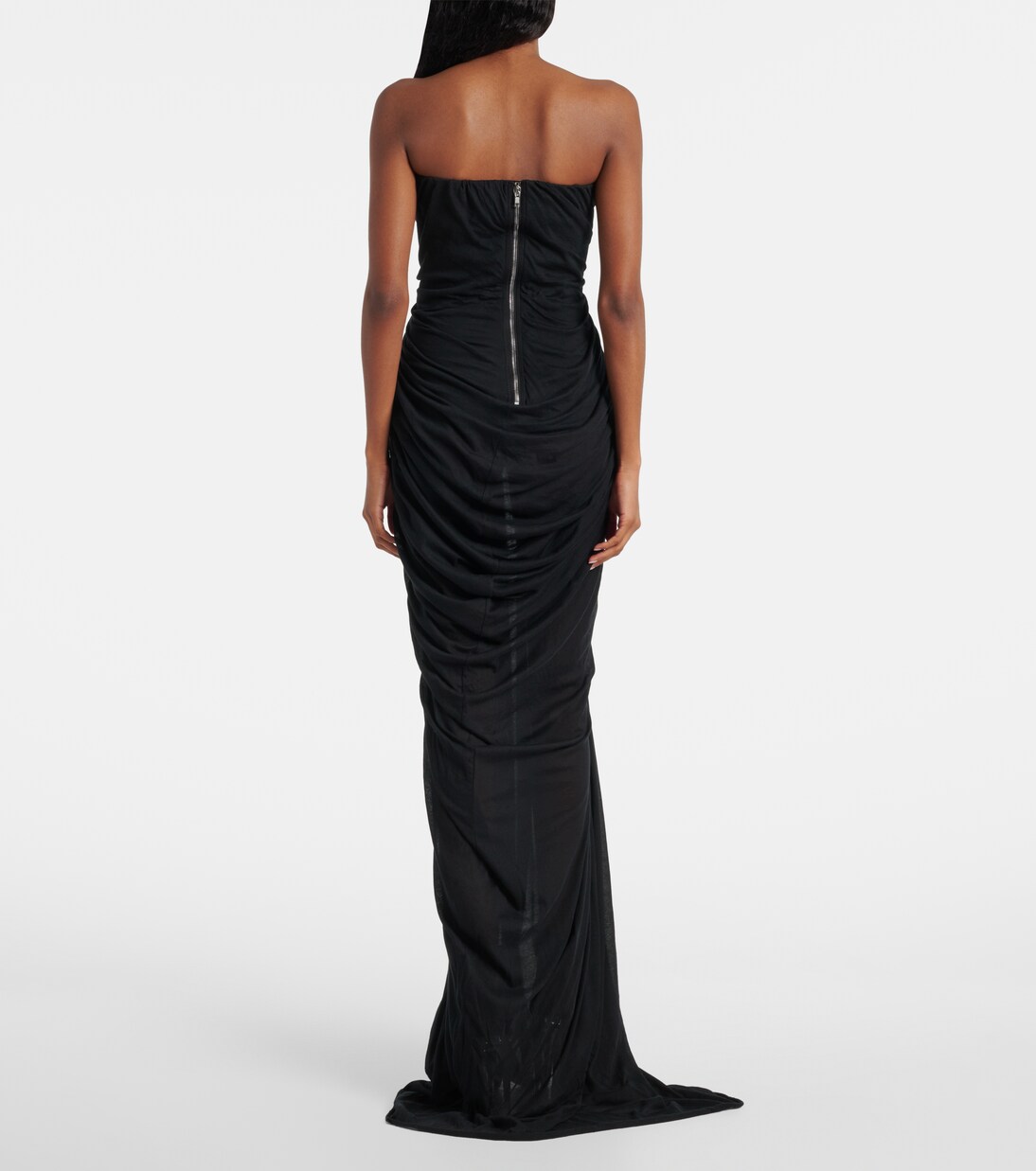 Robe bustier longue Radiance en coton | Rick Owens