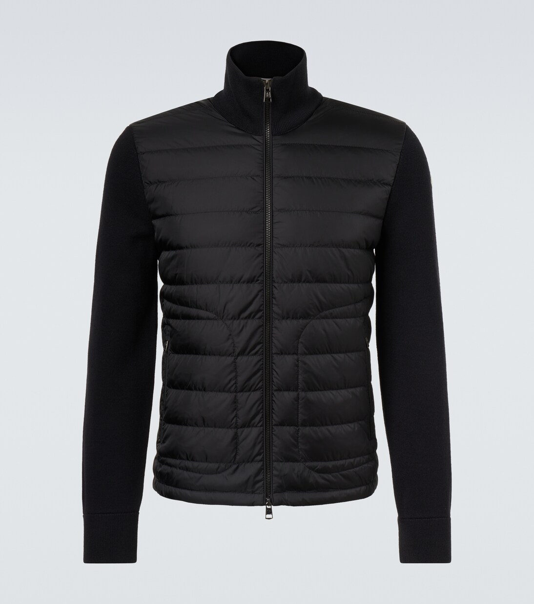 Maglia down-paneled wool-blend jacket | Moncler