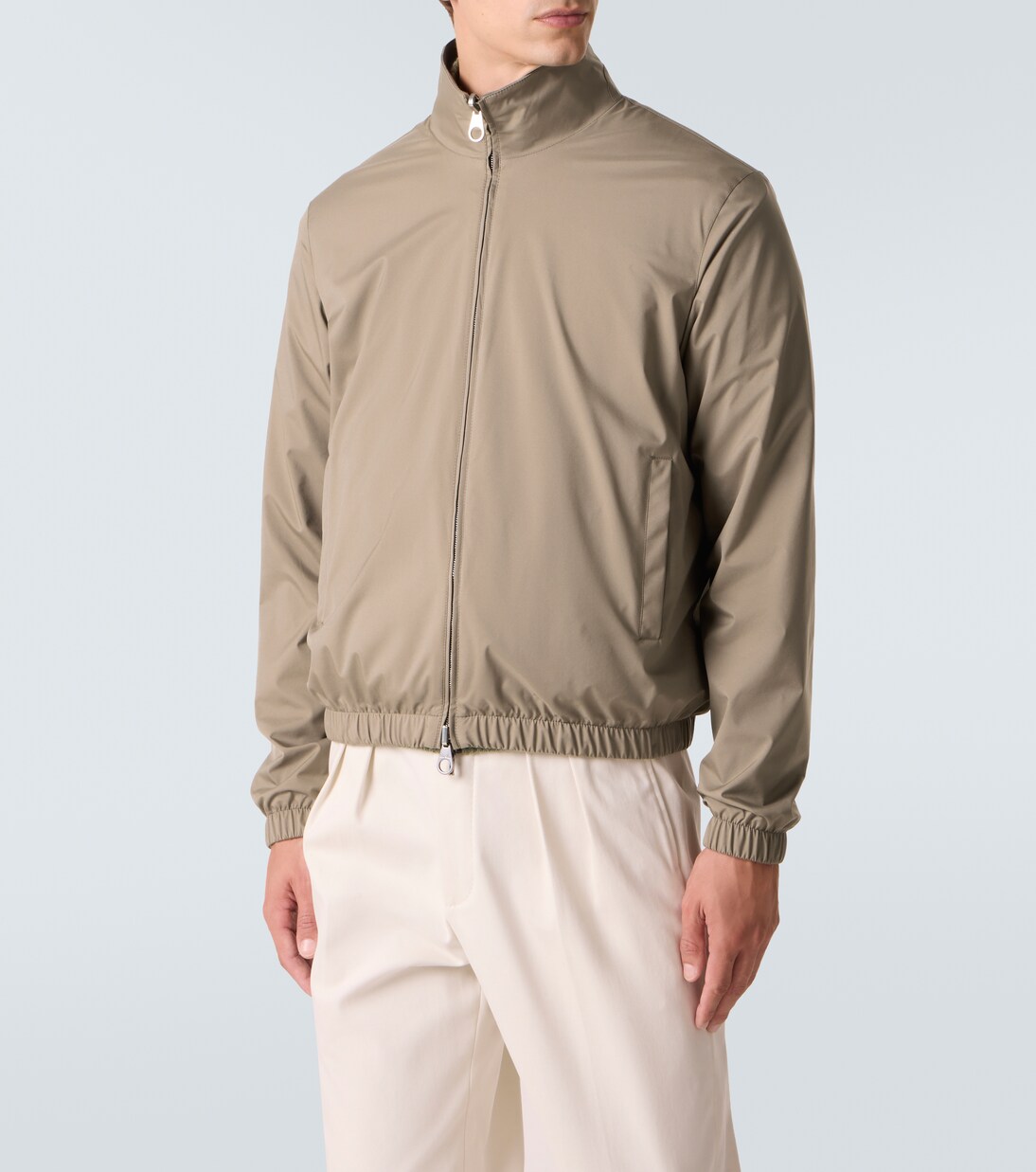 Reversible cashmere-trimmed bomber jacket | Loro Piana