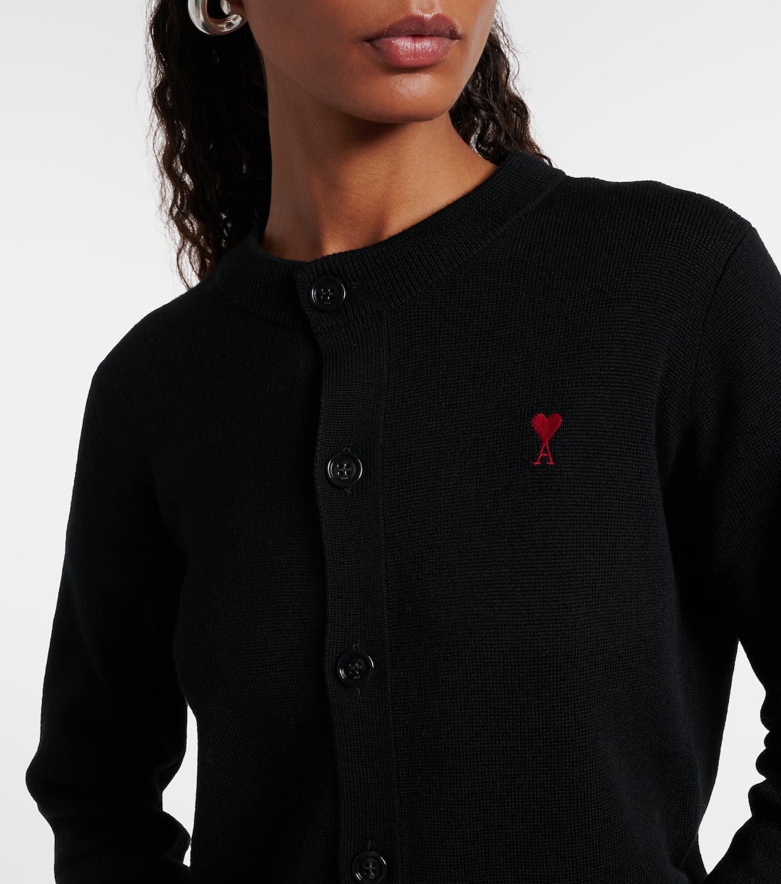 Cardigan Ami de Coeur en laine | Ami Paris