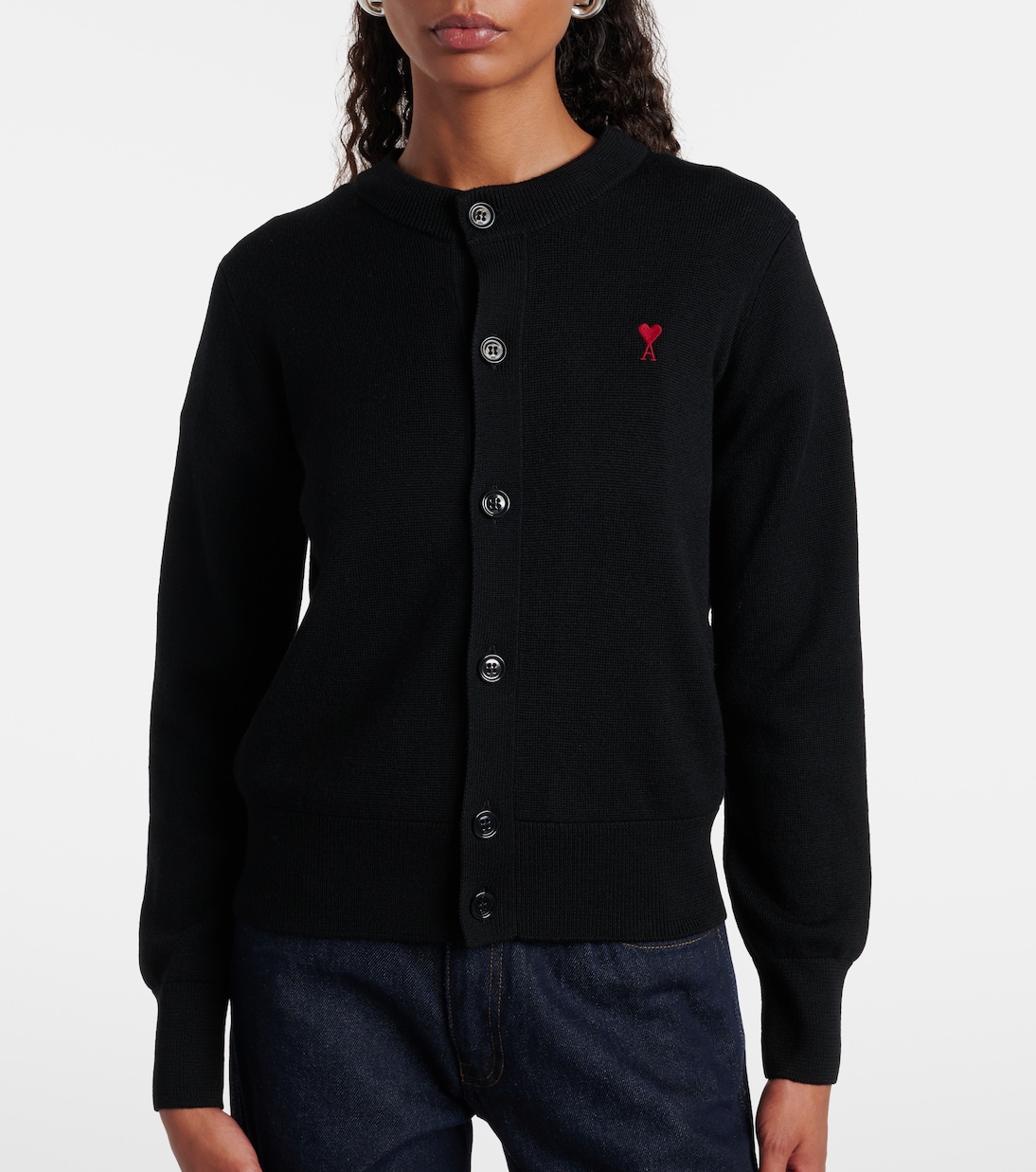 Cardigan Ami de Coeur en laine | Ami Paris