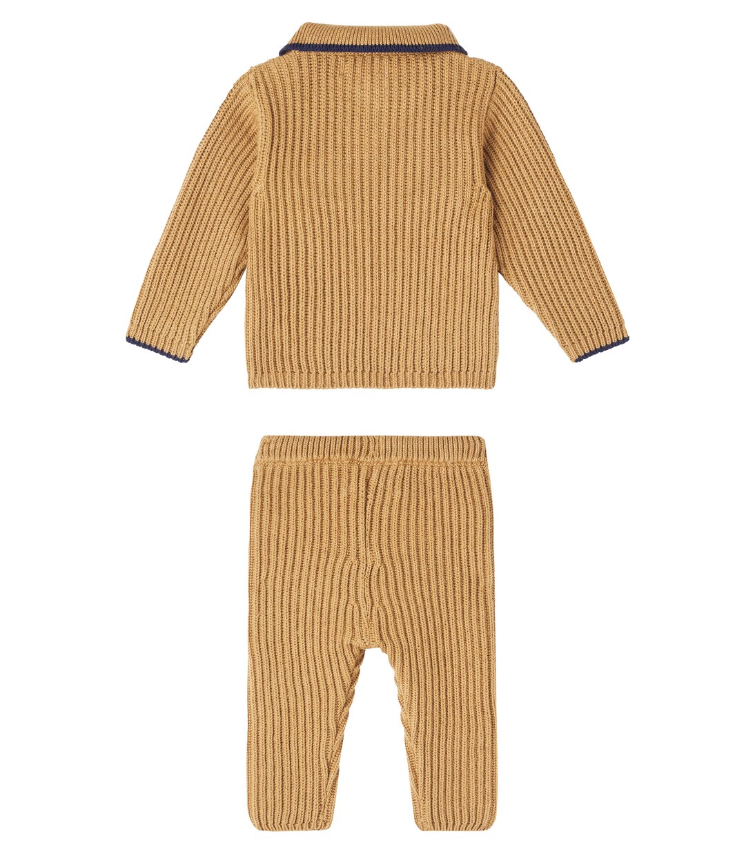 Baby Oscar polo sweater and pants set  | Bebe Organic