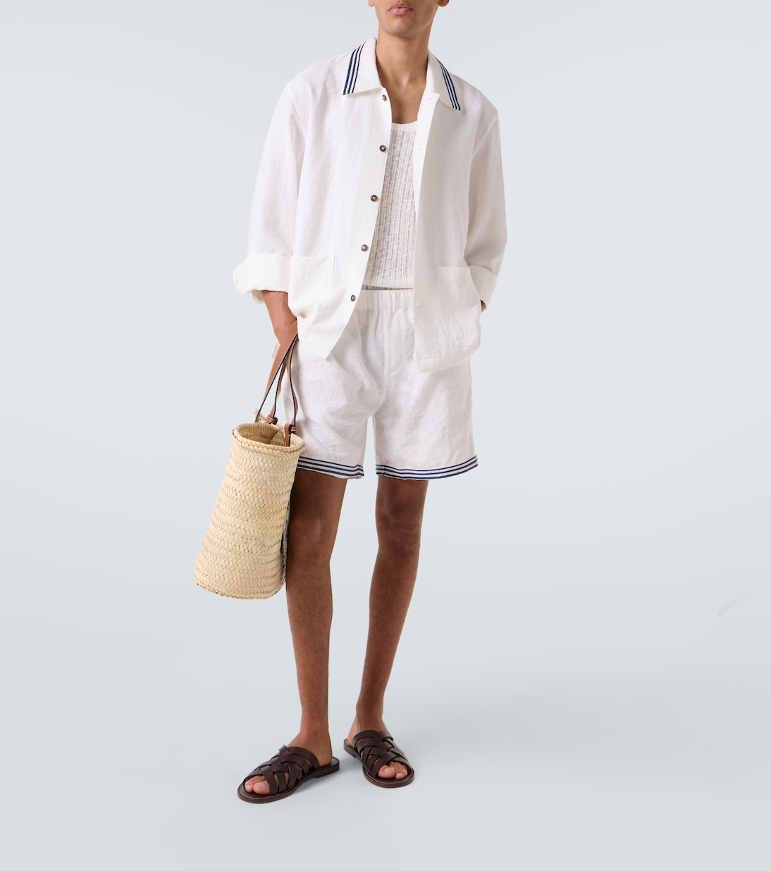 Sobrecamisa bordada | Commas