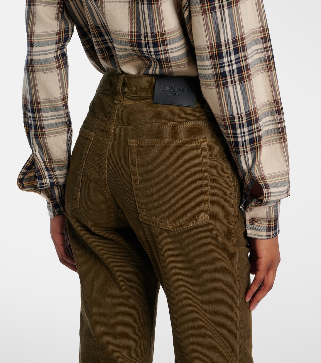 Weite Hose Clyde aus Baumwoll-Cord | Saint Laurent