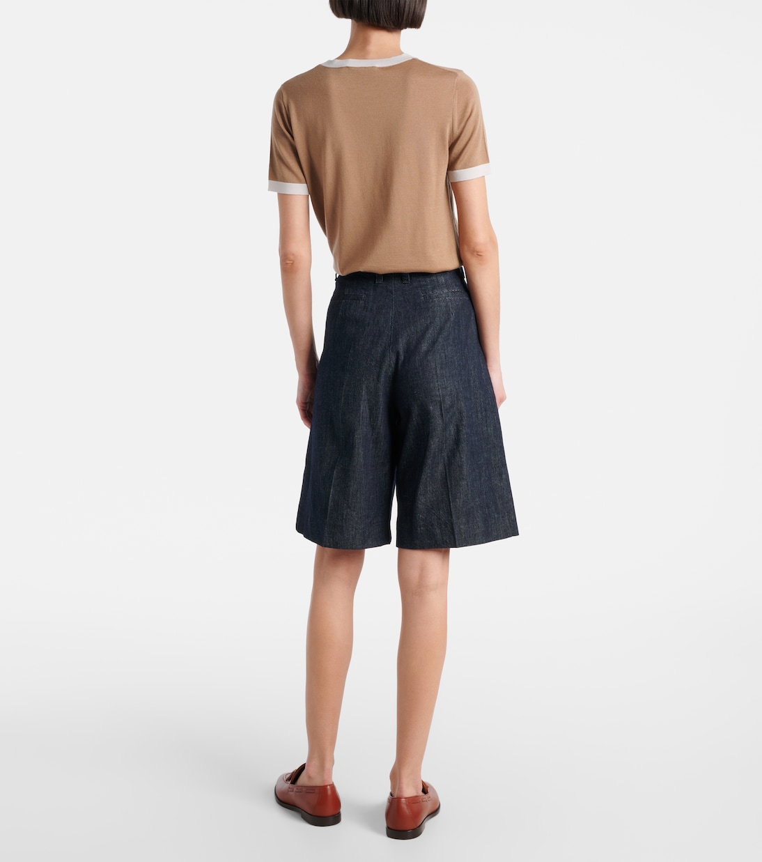 Frank denim Bermuda shorts | 'S Max Mara