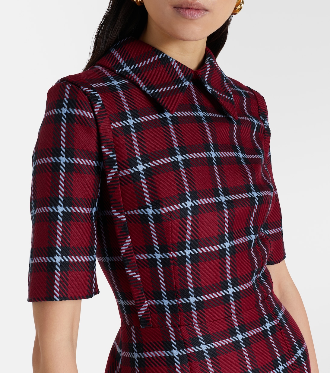 Midikleid Valletta aus einem Wollgemisch | Emilia Wickstead