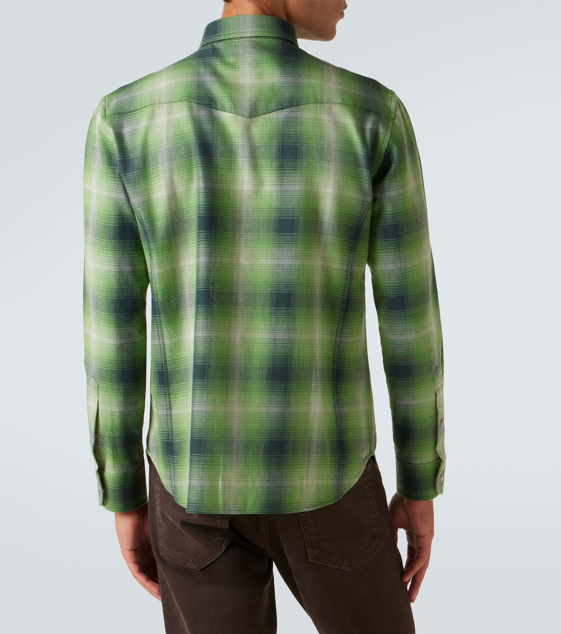 Checked cotton shirt | Tom Ford