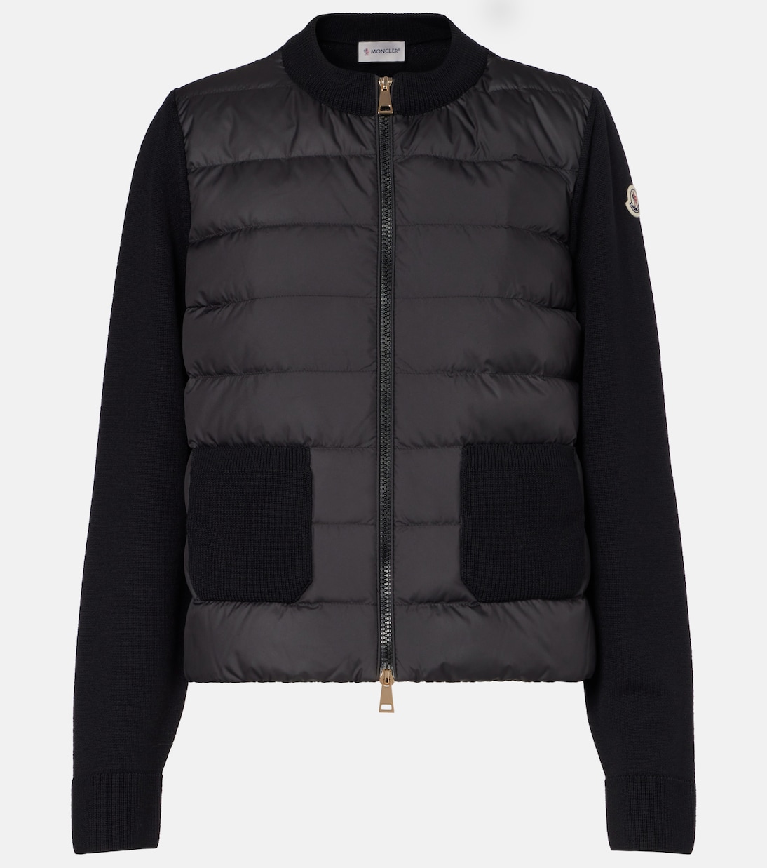 Daunenjacke mit Schurwolle | Moncler