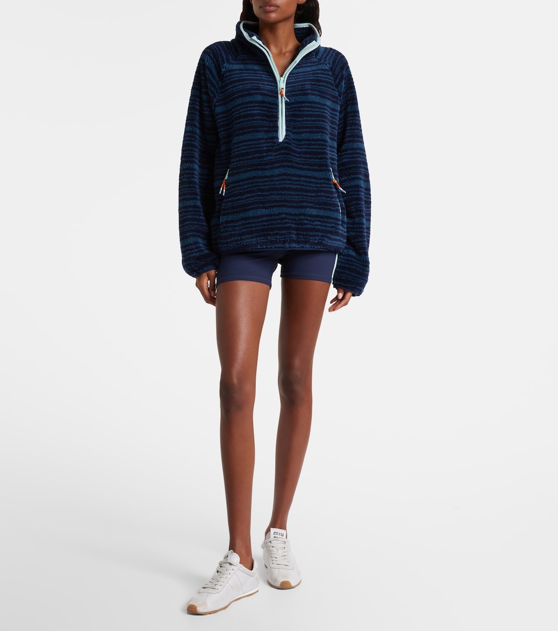 Harlow fleece half-zip sweatshirt | The Upside