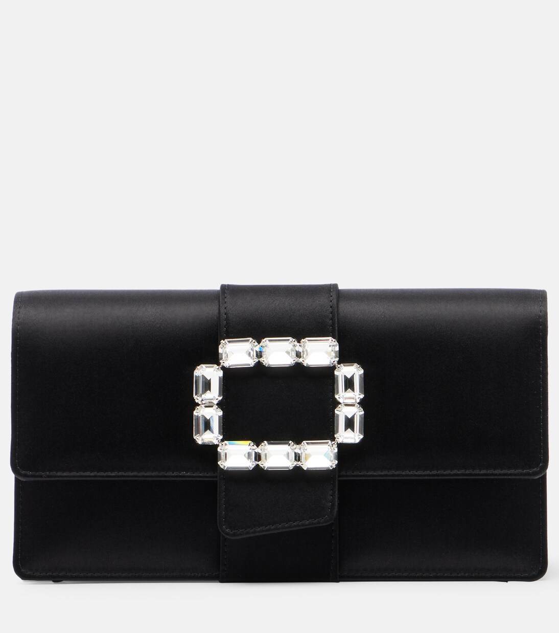 Maycapjou satin clutch | Manolo Blahnik