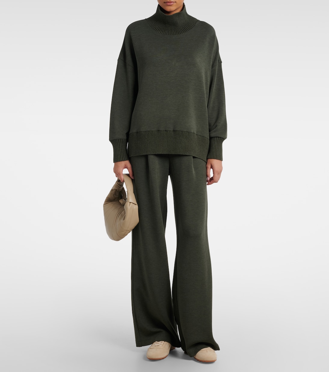 Barker jersey turtleneck sweater | Varley