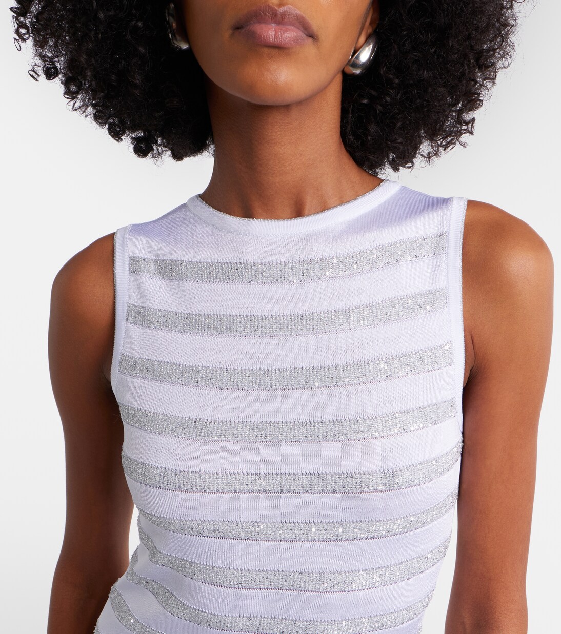 Sequined striped maxi dress | Missoni