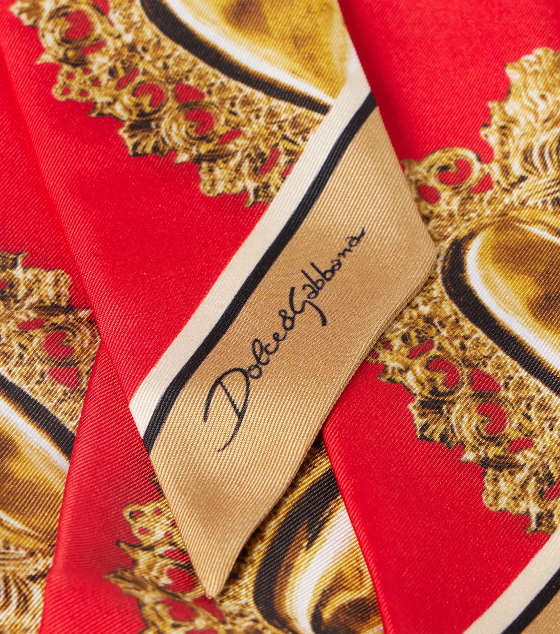 Bedrucktes Tuch aus Seiden-Twill | Dolce&Gabbana