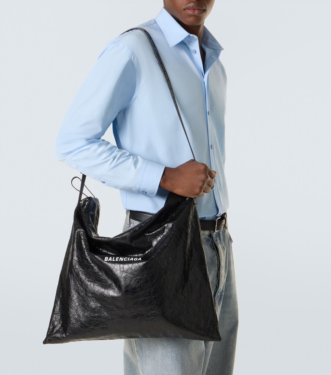 Leather shoulder bag | Balenciaga