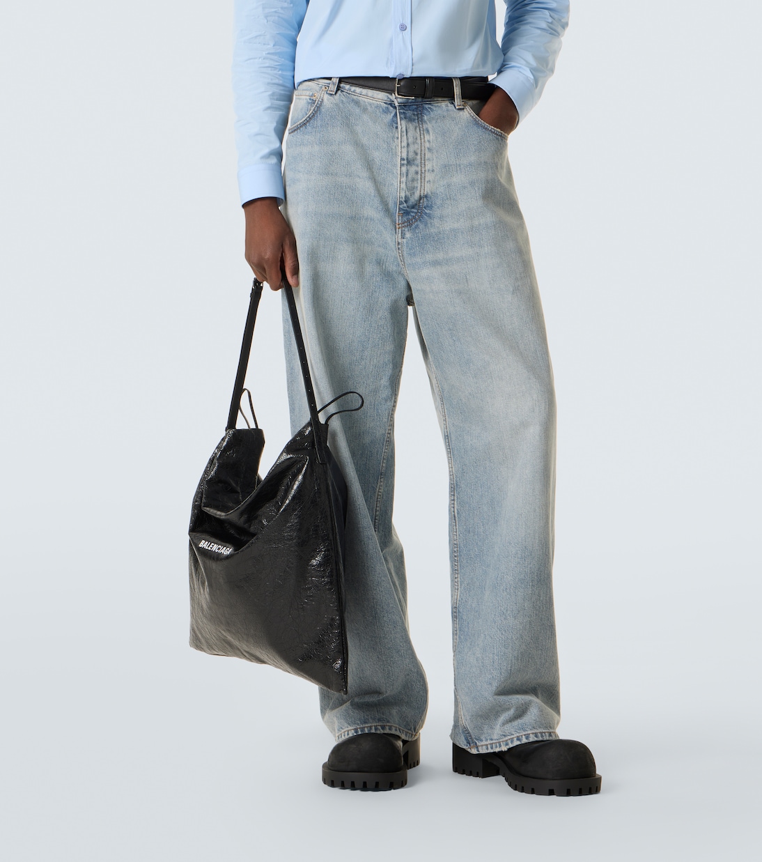 Leather shoulder bag | Balenciaga