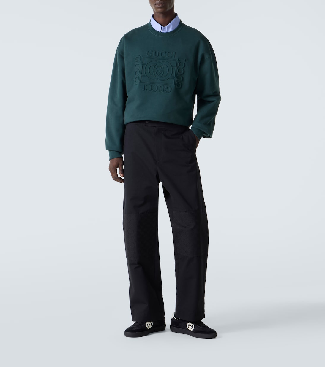 Felpa in jersey di cotone Interlocking G | Gucci